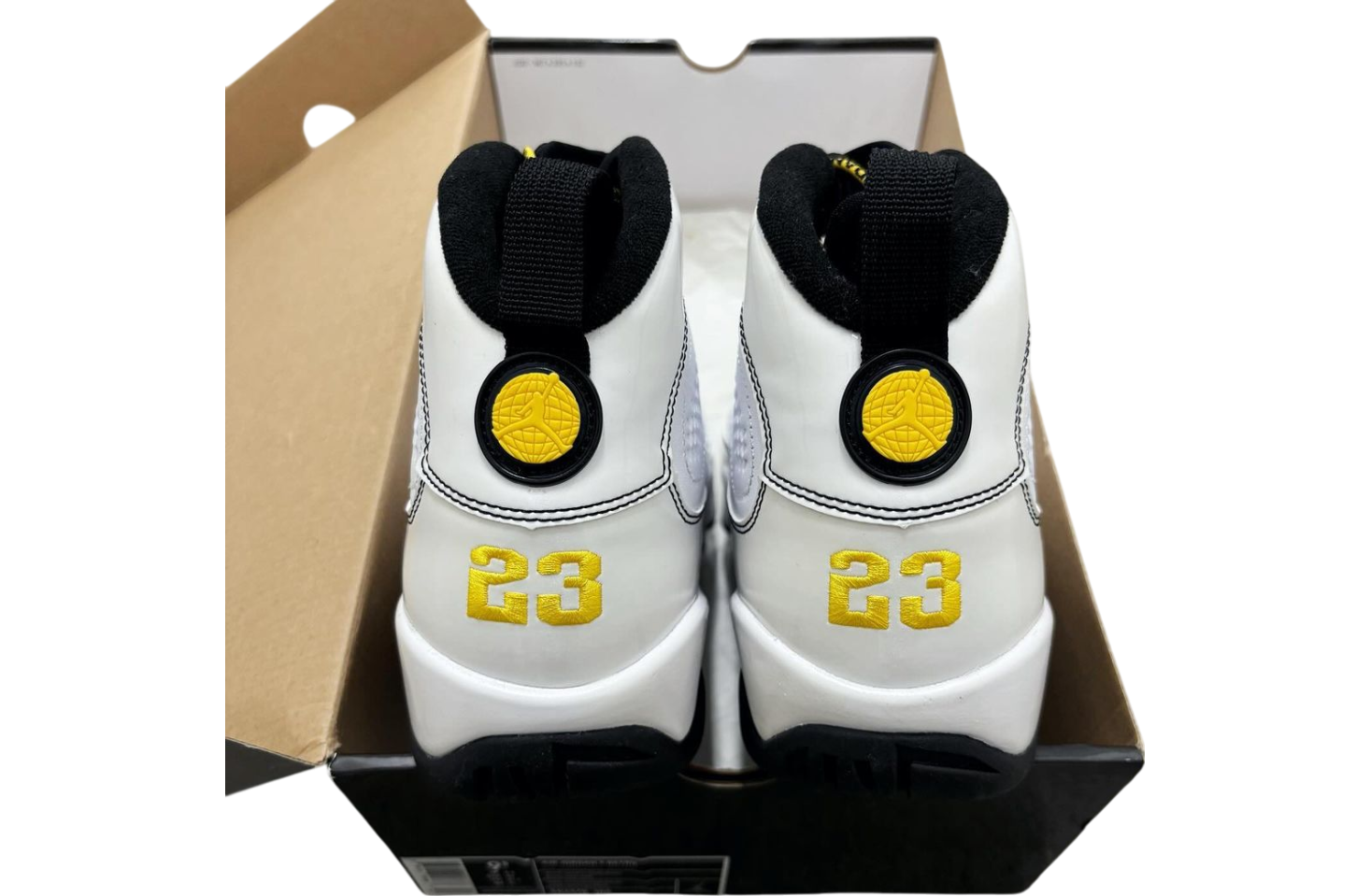 Air Jordan 9 Quai 54 White / Varsity Maize