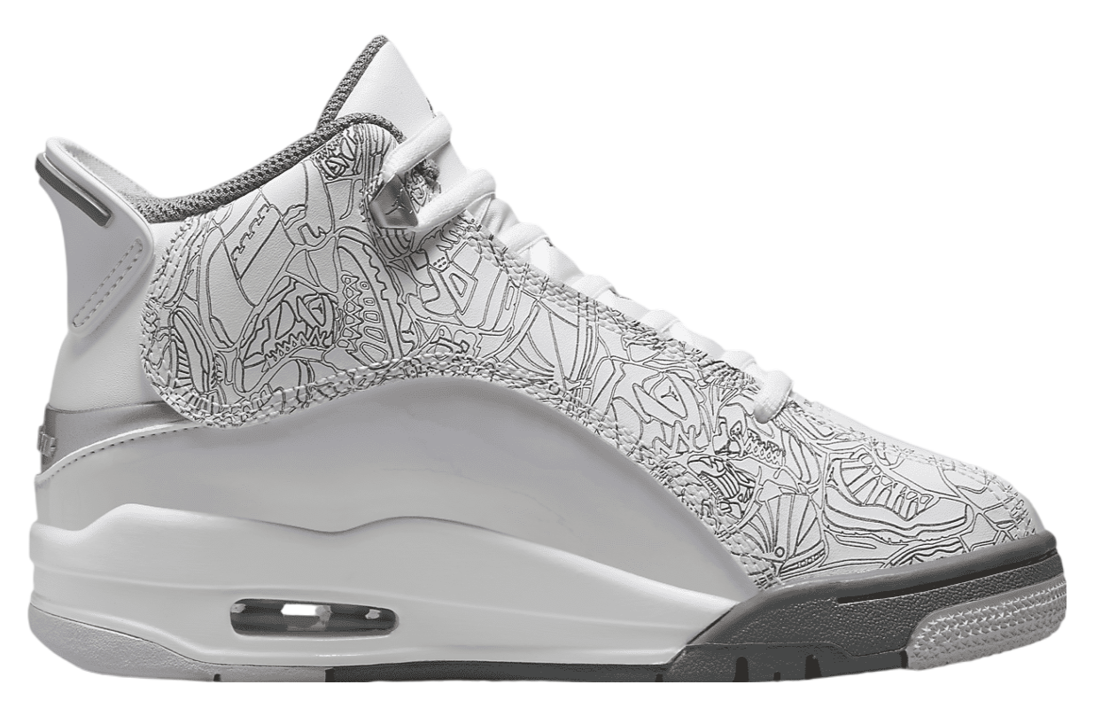 Air Jordan Dub Zero GS White / Cool Grey