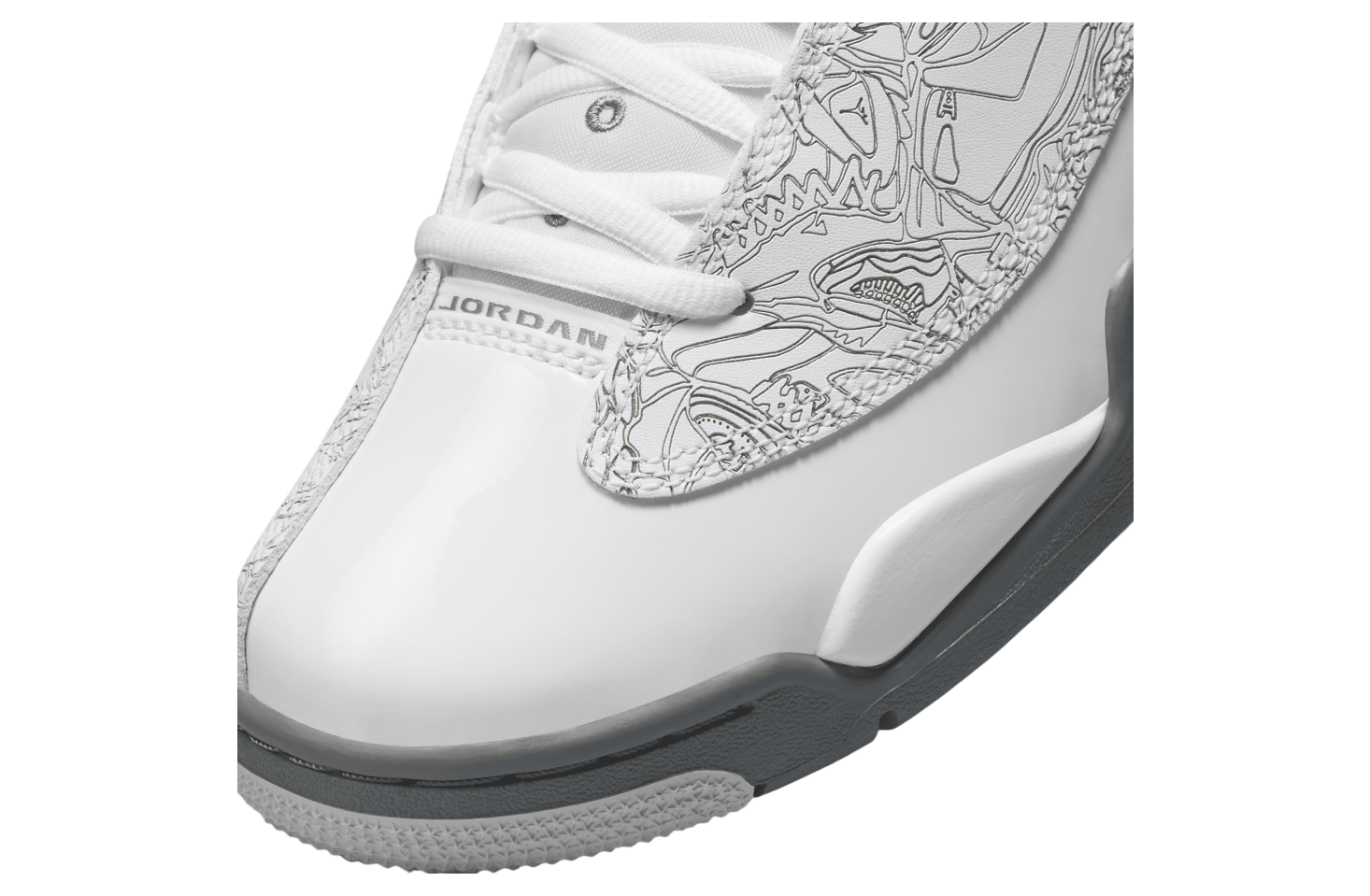 Air Jordan Dub Zero GS White / Cool Grey