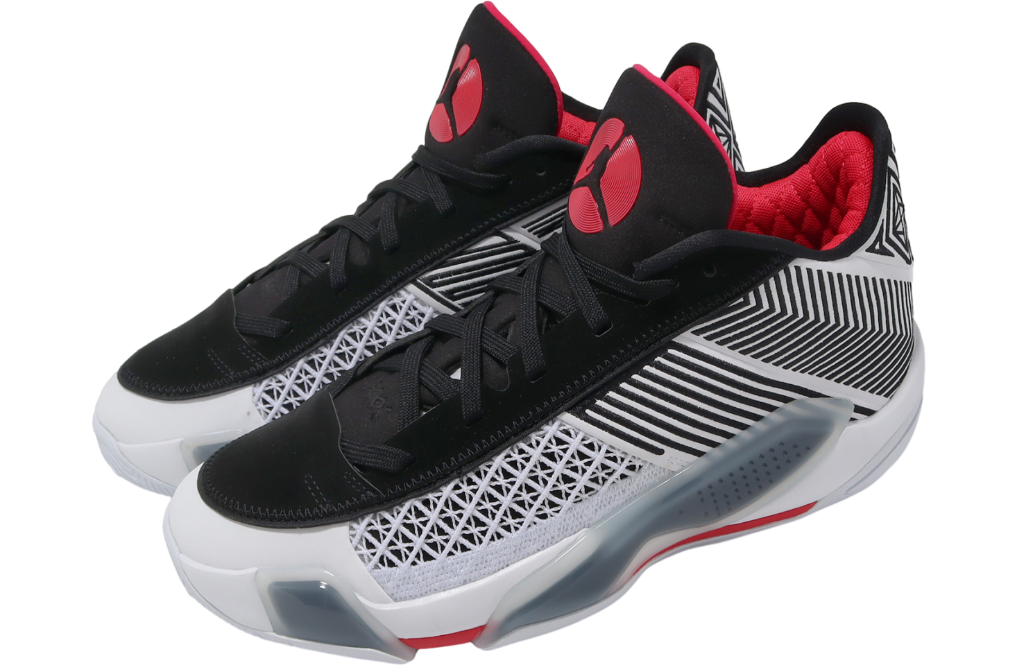 Air Jordan XXXVIII Low PF White / Siren Red