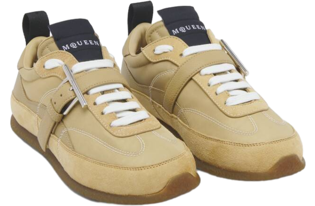 Alexander Mcqueen Ec1 T-Bar Brown