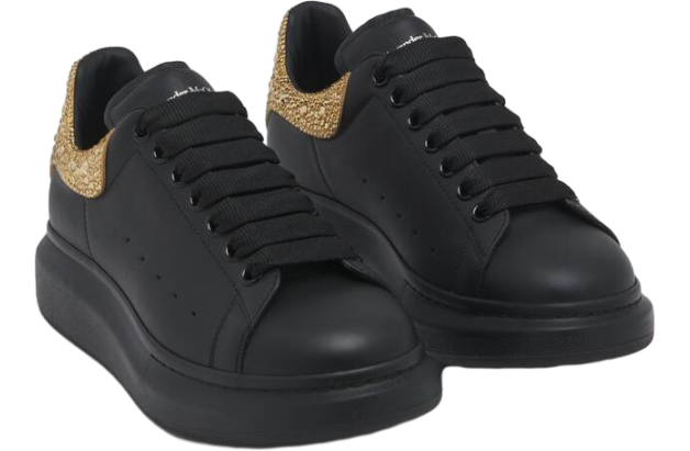 Alexander Mcqueen Oversized Black / Gold / Black