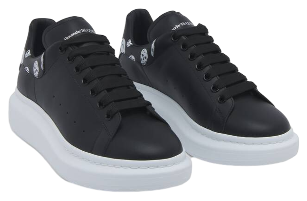 Alexander Mcqueen Oversized Black / White Skull