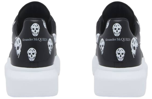 Alexander Mcqueen Oversized Black / White Skull