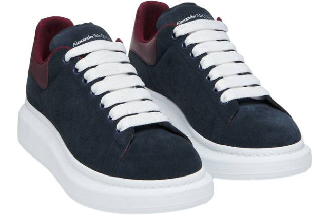 Alexander Mcqueen Oversized Blue / Bordeaux