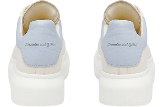 Alexander Mcqueen Oversized Off White / Light Blue