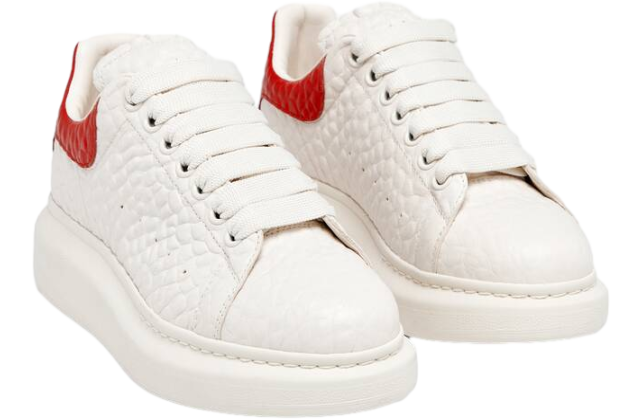 Alexander Mcqueen Oversized Off White / Red / White