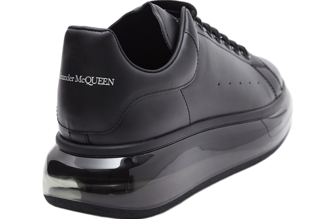 Alexander Mcqueen Oversized Transparent Sole Black