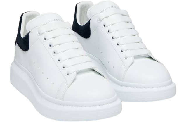 Alexander Mcqueen Oversized White / Blue Grey