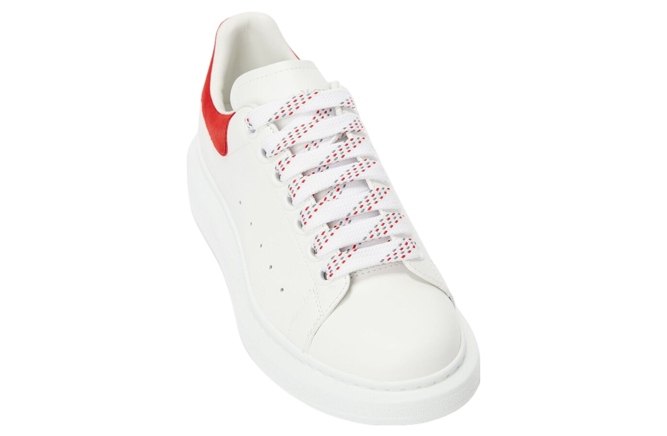 Alexander Mcqueen Oversized White / Lust Red