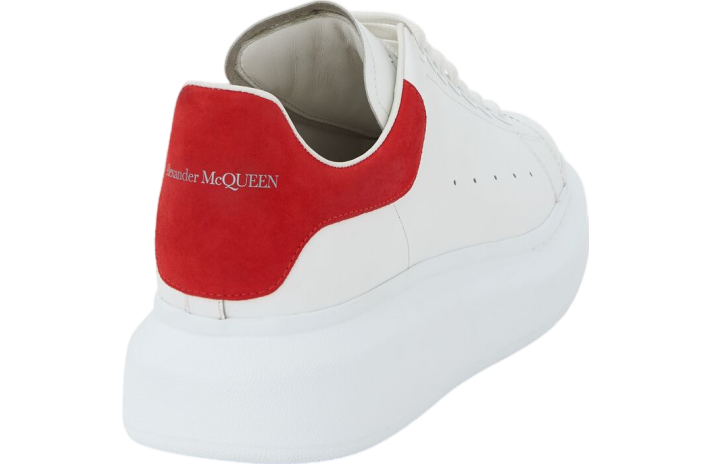 Alexander Mcqueen Oversized White / Lust Red