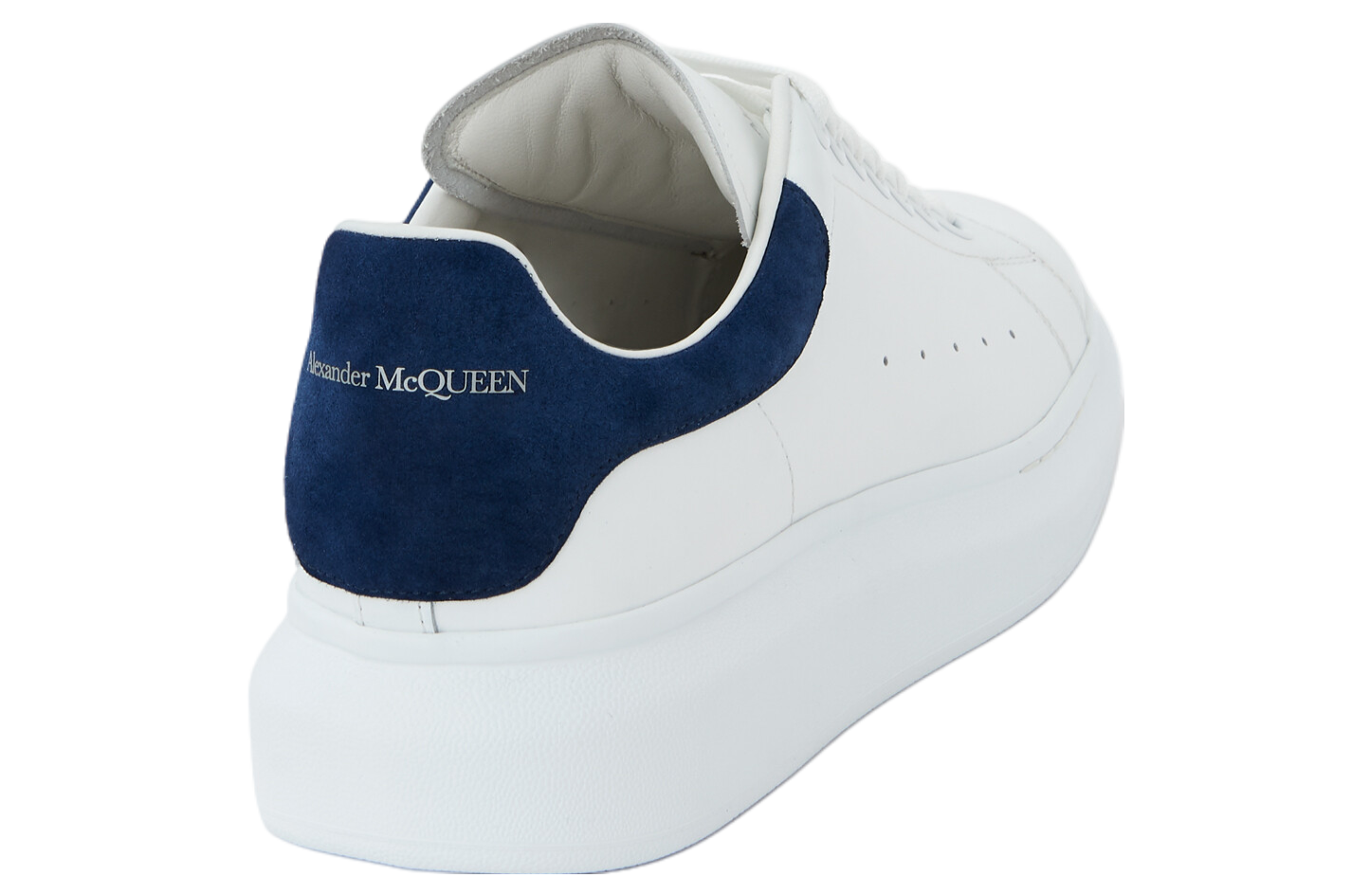 Alexander Mcqueen Oversized White / Paris Blue