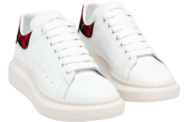 Alexander Mcqueen Oversized White / Red