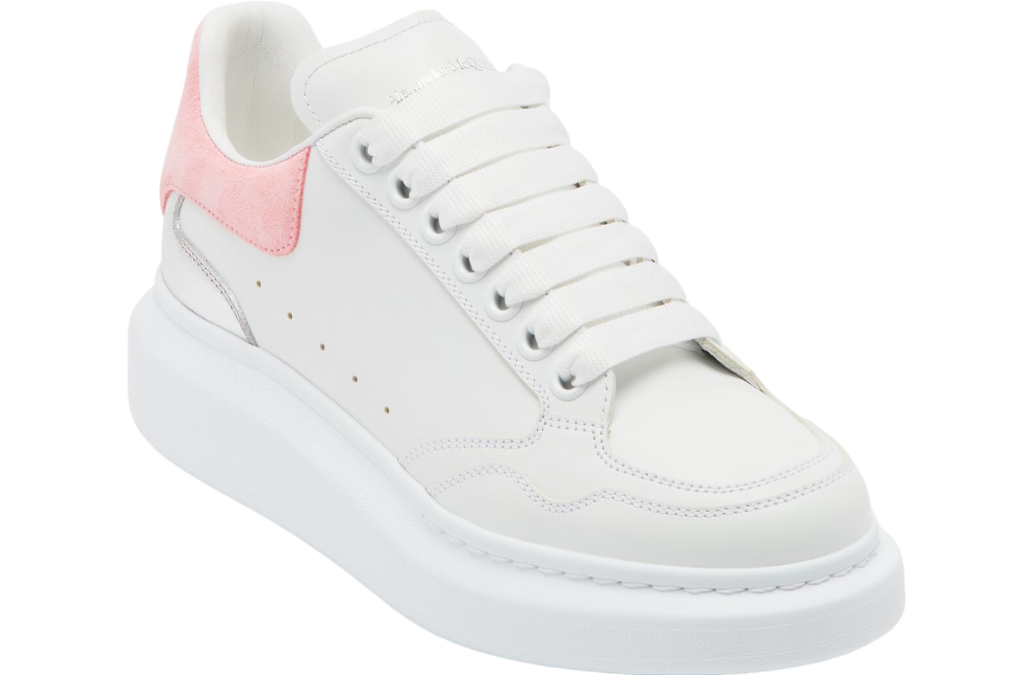 Alexander Mcqueen Oversized WMNS White / Cherry Blossom Pink