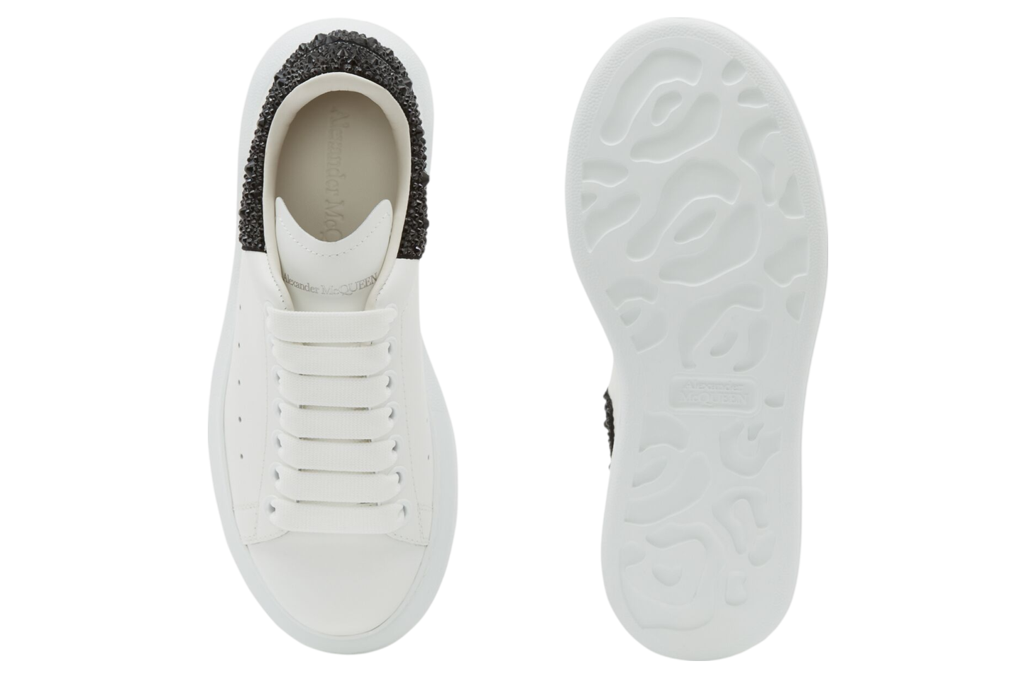 ALEXANDER MCQUEEN｜ (815069 QTAC7 0526) Alexander McQueen Oversized Sneaker 'New Tech Calf White