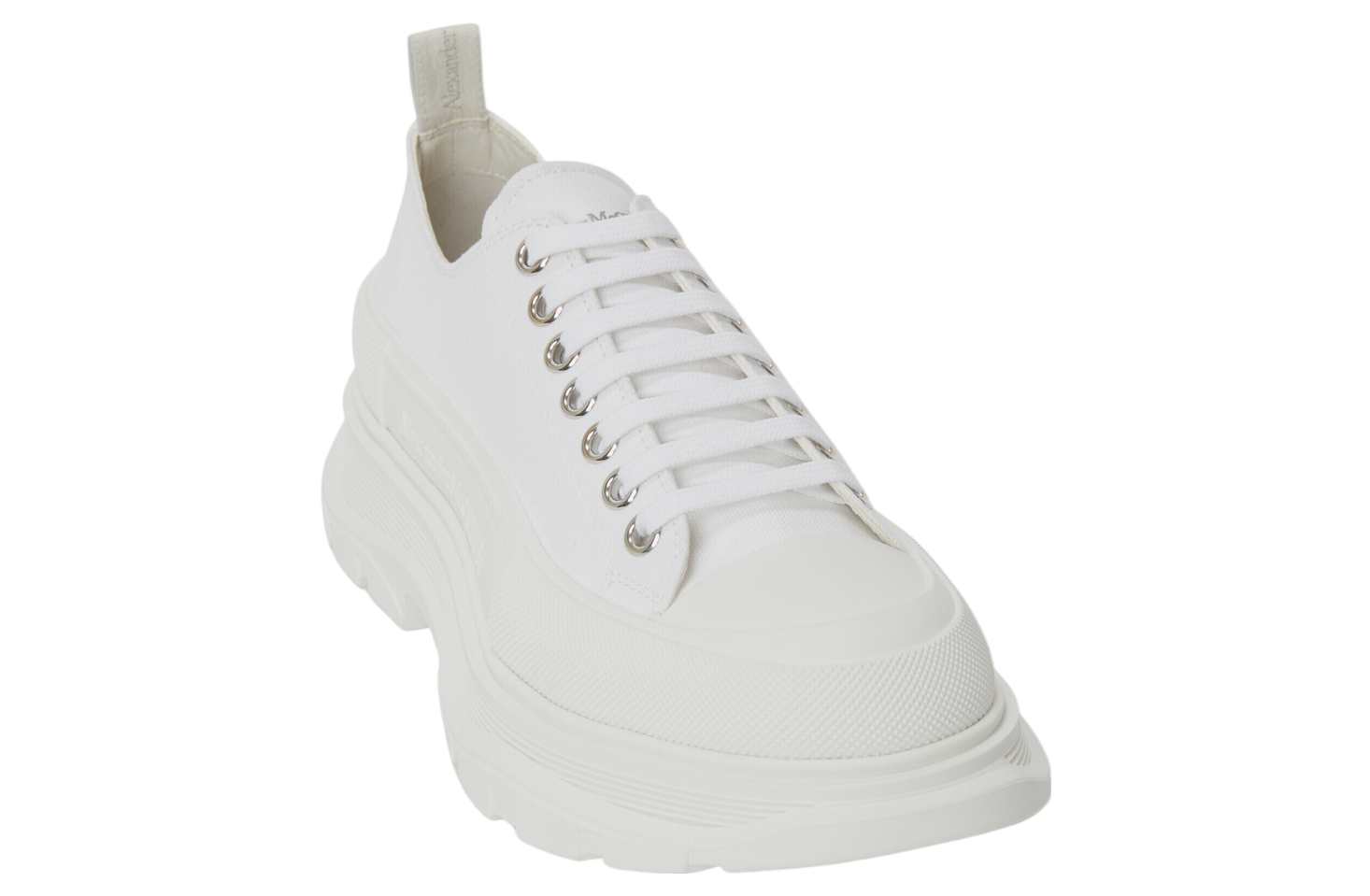 Alexander Mcqueen Tread Slick Lace Up White