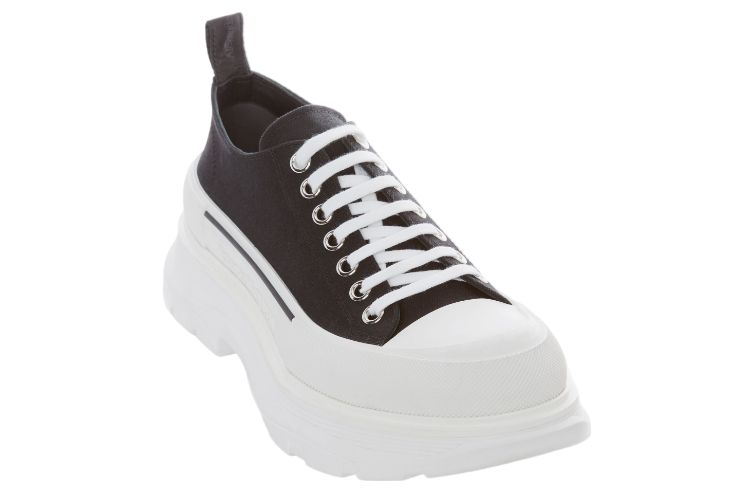 Alexander Mcqueen Tread Slick Lace Up WMNS Black / White