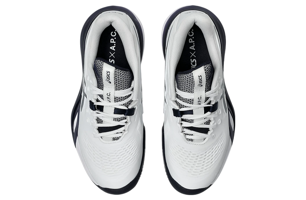 【完売品】ASICS A.P.C. GEL-RESILUTION X 26.5 Asics A.p.c. X Gel-Resolution X Clay WMNS White / Midnight