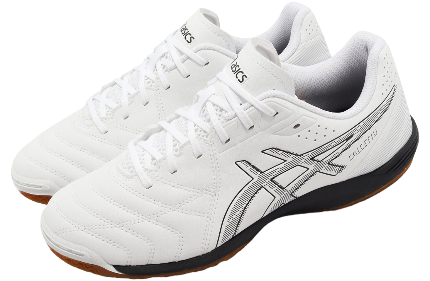 Asics Calcetto WD 9 2E Wide White / Black