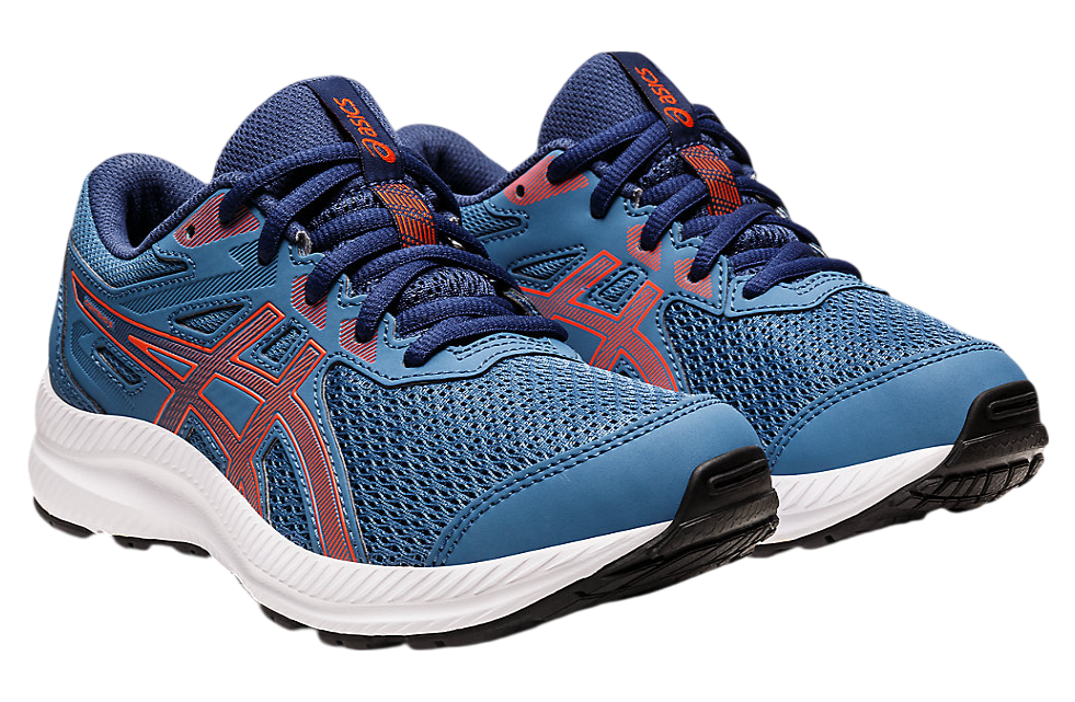 Asics Contend 8 GS Azure / Cherry Tomato
