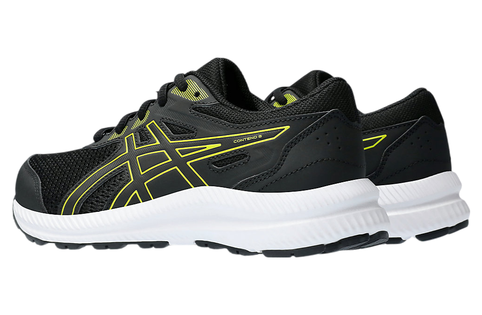 Asics Contend 8 GS Black / Bright Yellow