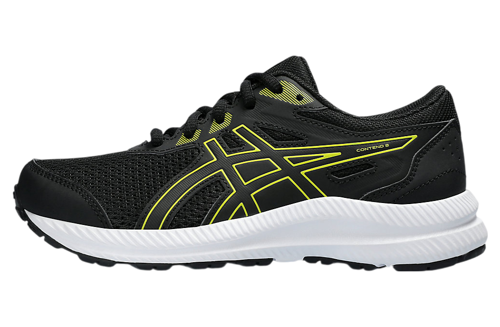 Asics Contend 8 GS Black / Bright Yellow