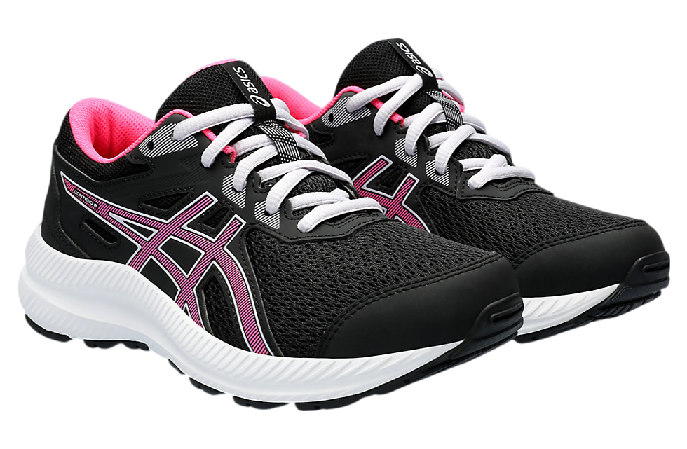 Asics Contend 8 GS Black / Hot Pink