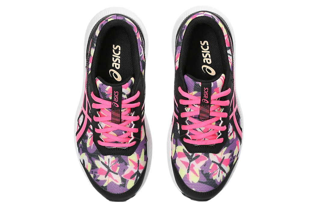 Asics Contend 8 Gs Black / Hot Pink Floral