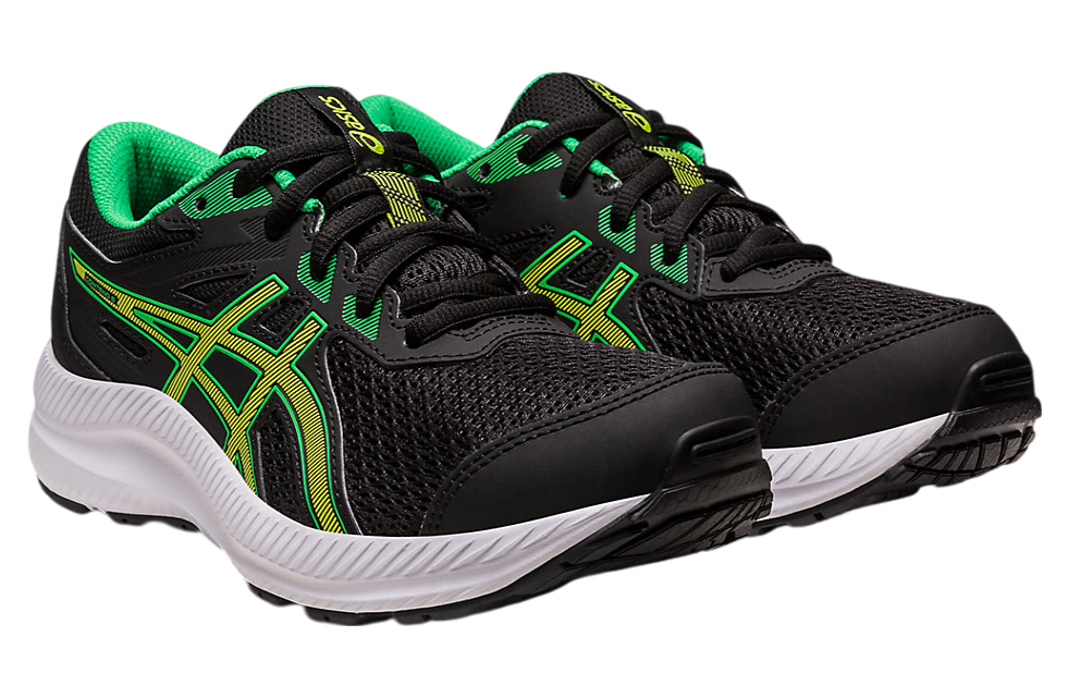 Asics Contend 8 GS Black / Lime Zest