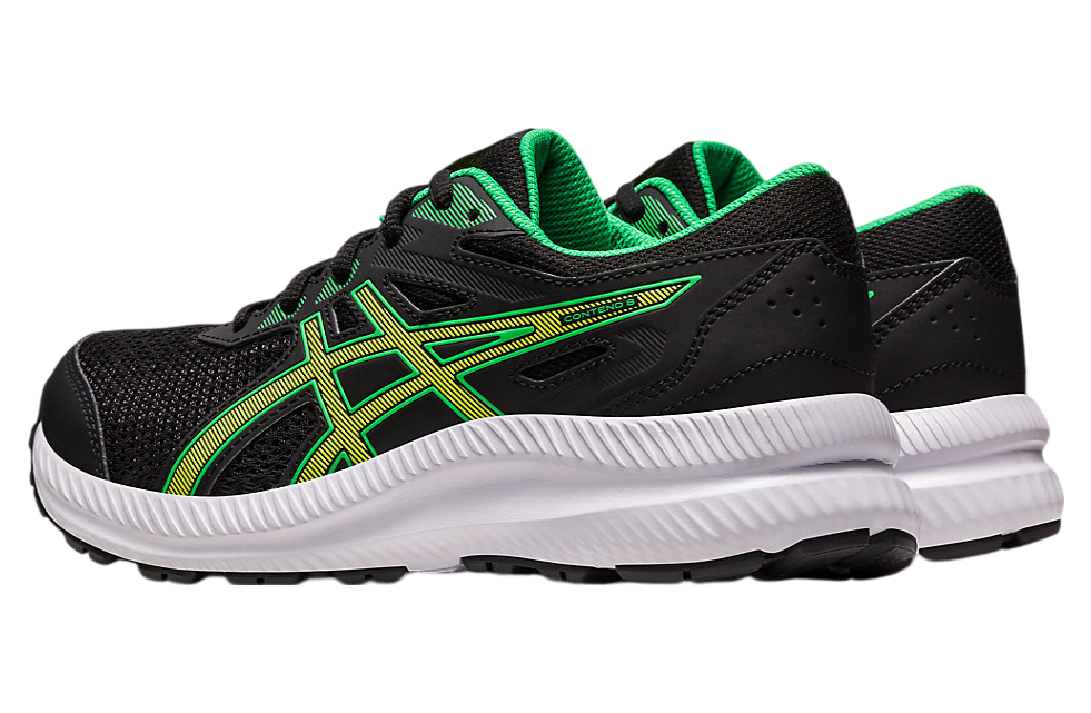 Asics Contend 8 GS Black / Lime Zest