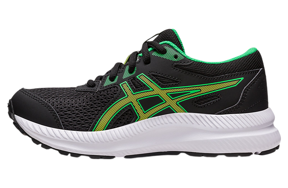 Asics Contend 8 GS Black / Lime Zest