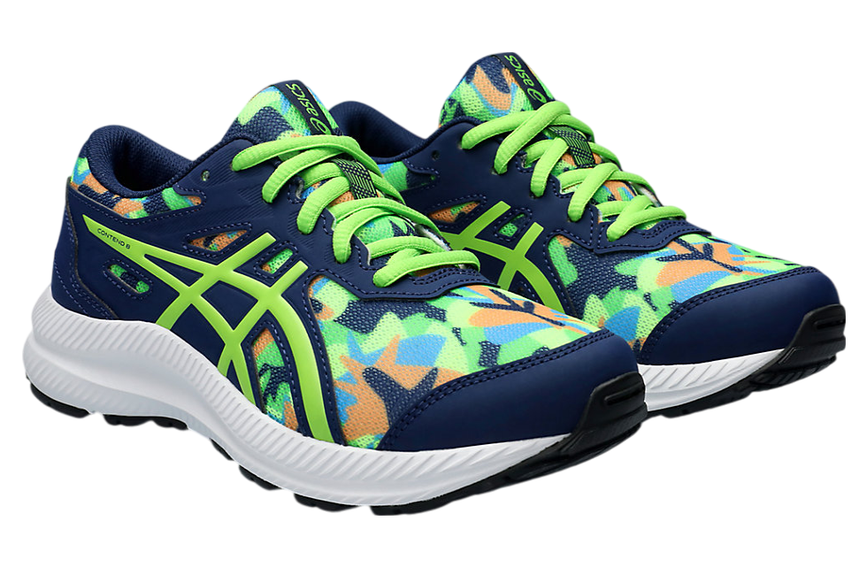 Asics Contend 8 GS Blue Expanse / Electric Lime Jan 2024 1014A294