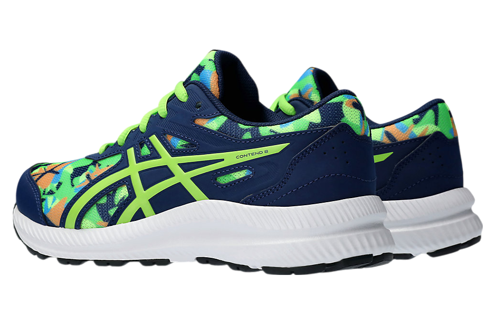 Asics Contend 8 GS Blue Expanse / Electric Lime Jan 2024 1014A294