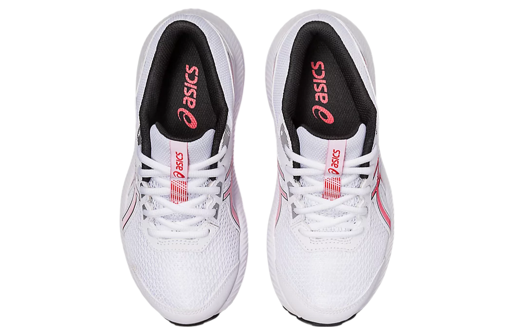 Asics Contend 8 GS White / Electric Red