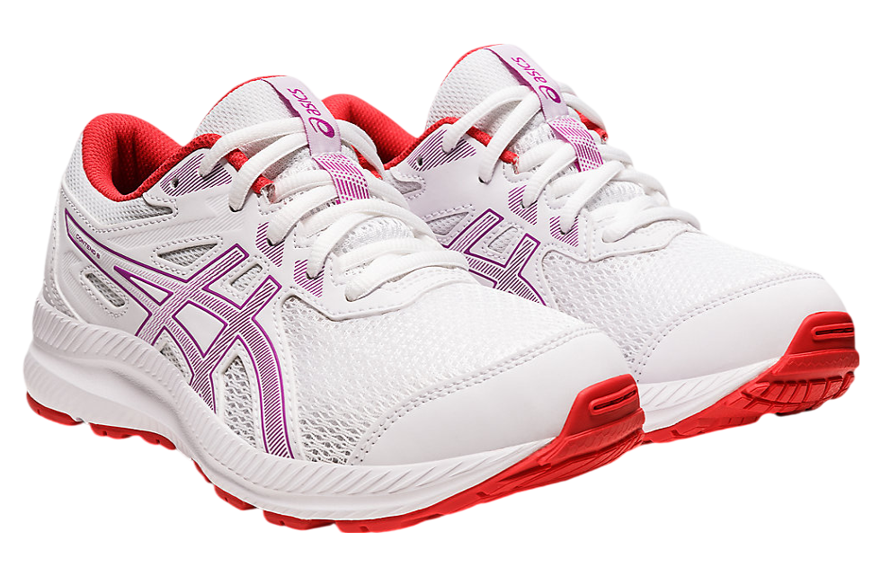 Asics Contend 8 GS White / Orchid