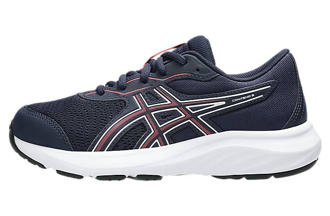 Asics Contend 9 GS Midnight / Flash Red