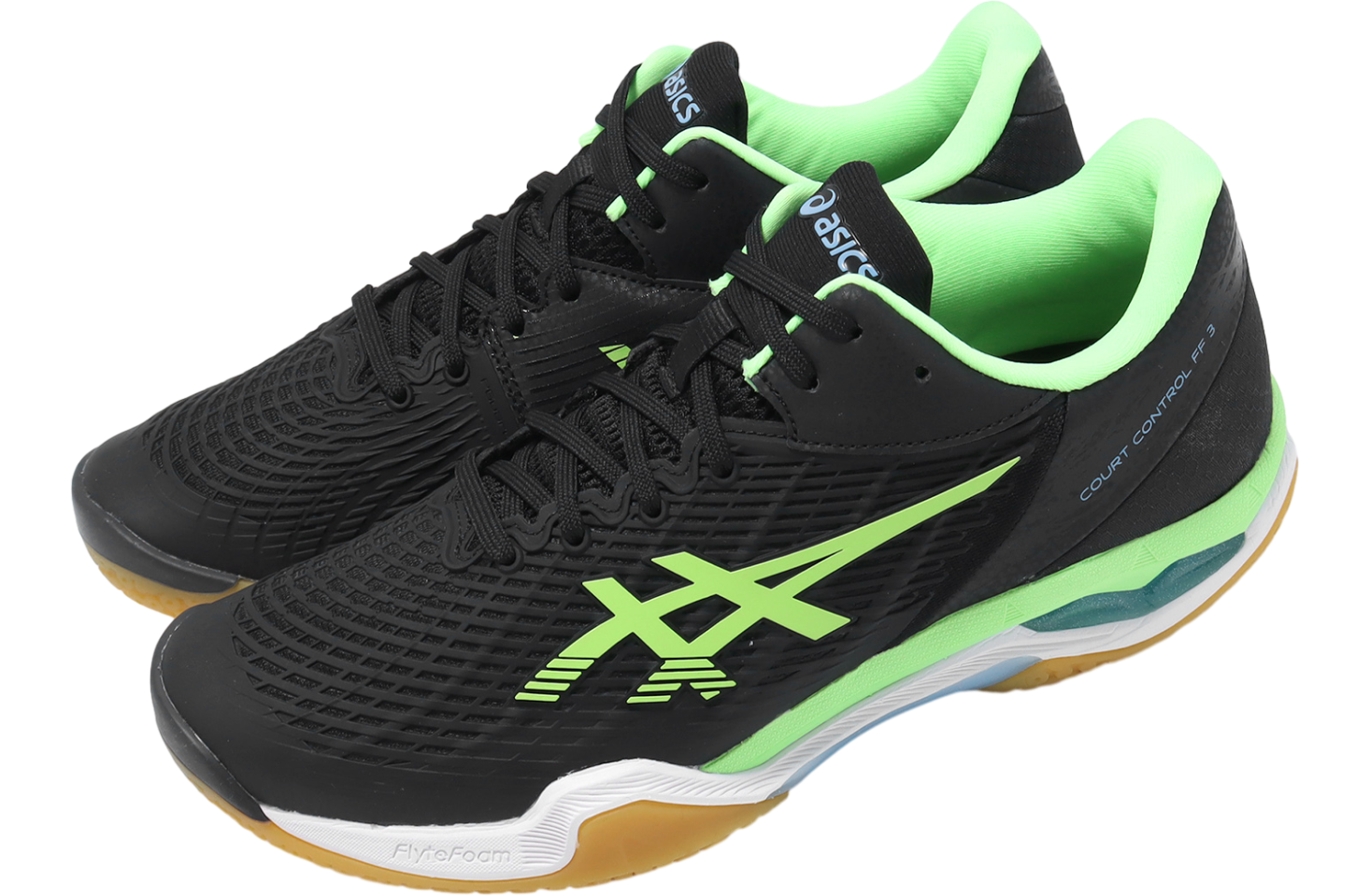 Asics Court Control FF 3 Black / Lime Burst