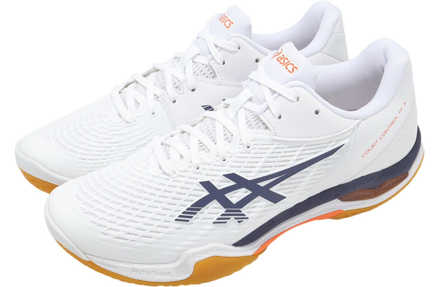 Asics Court Control FF 3 White / Indigo Fog
