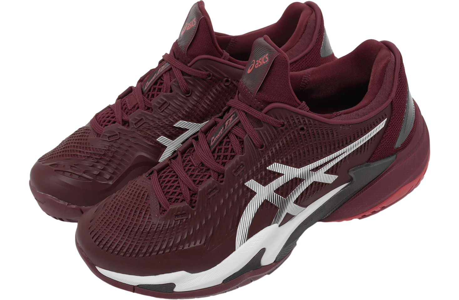 Asics Court FF 3 Antique Red / White