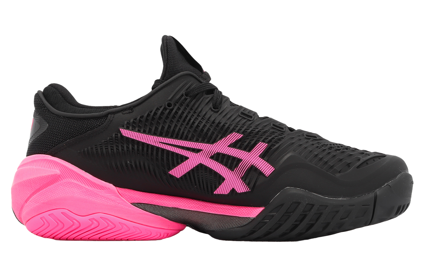 Asics Court FF 3 Black / Hot Pink - Apr 2023 - 1041A370001
