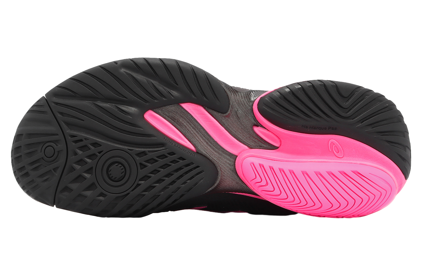 アシックス COURT FF 3 テニスシューズ Black/Hot Pink ASICS MEN'S COURT FF3 - (BLACK/HOT PINK) - Marcotte Sports Inc