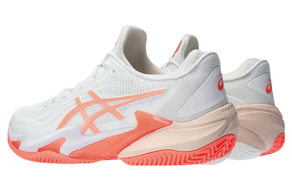 Asics Court FF 3 Clay WMNS White / Sun Coral