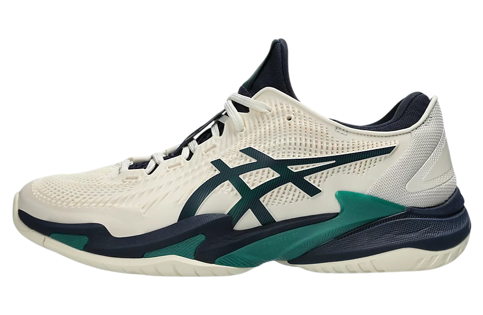 Asics Court FF 3 Cream / Jasper Green
