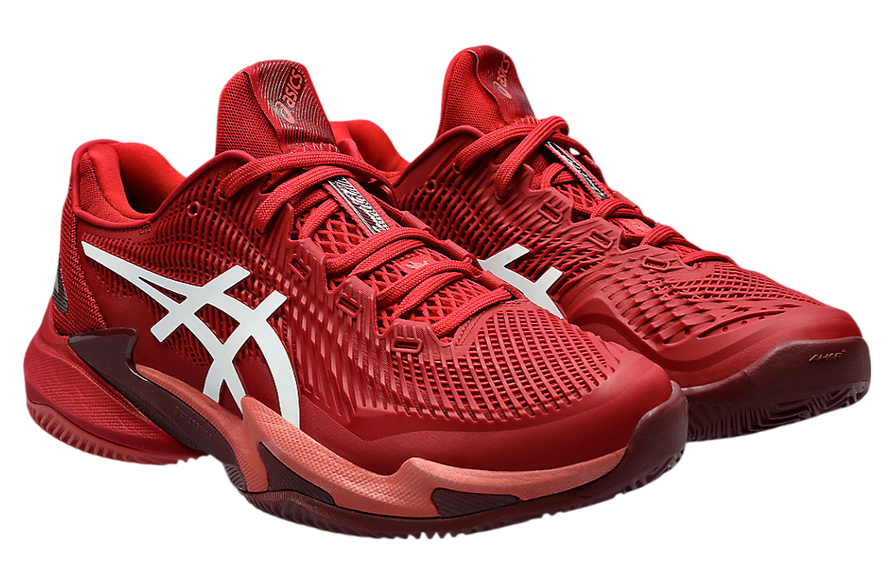 Asics Court FF 3 Novak Clay Cranberry / White