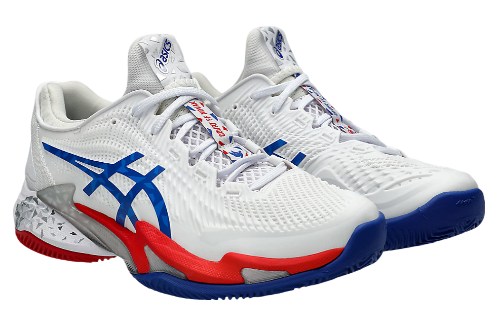 Asics Court FF 3 Novak Clay Paris White / Asics Blue