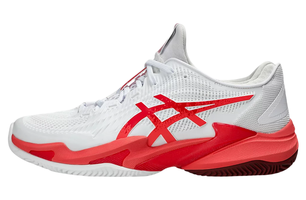 Asics Court FF 3 Novak Clay White / Electric Red