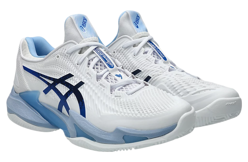 Asics Court FF 3 Novak Clay White / Tuna Blue