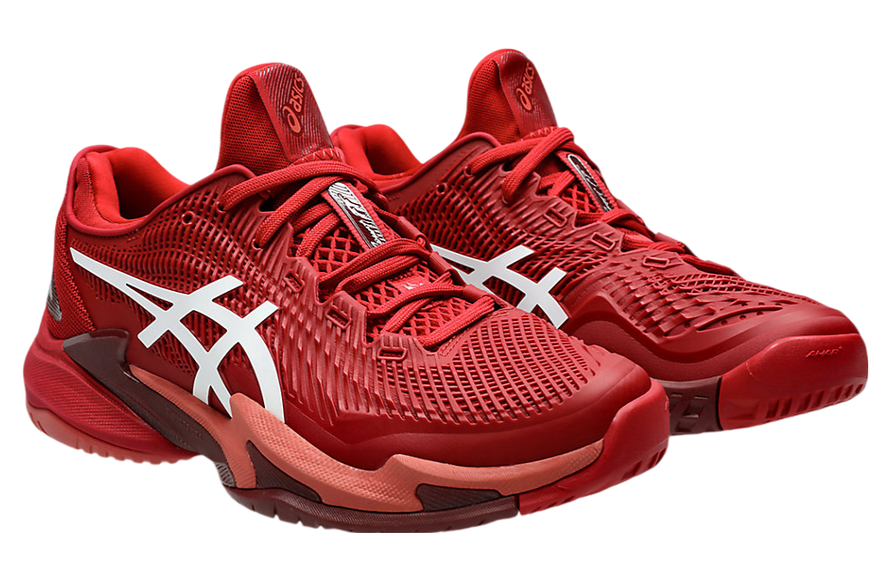 Asics Court FF 3 Novak Cranberry / White