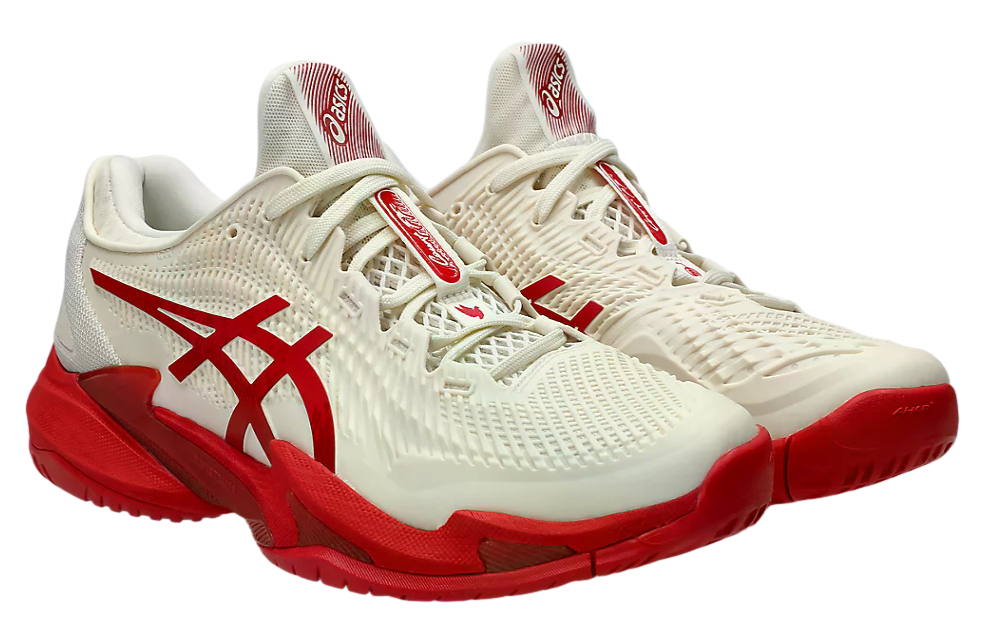 Asics Court FF 3 Novak Cream / Classic Red