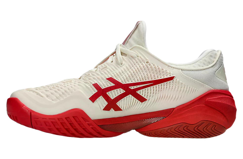 Asics Court FF 3 Novak Cream / Classic Red - Jul 2025 - 1041A522